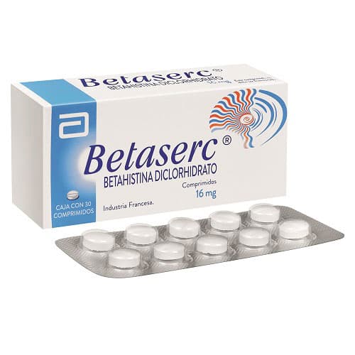 Betaserc 16 mg x 30 comprimidos