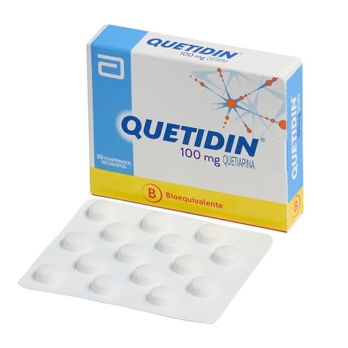 Quetidin 100 mg x 30 comprimidos recubiertos