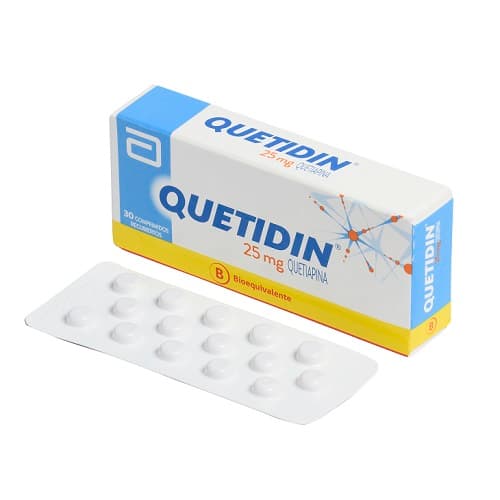 Quetidin 25 mg x 30 comprimidos recubiertos