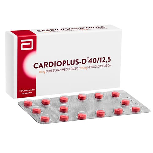 Cardioplus D 40/12,5 mg x 40 comprimidos recubiertos