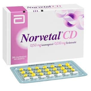 Norvetal 20 CD x 28 comprimidos recubiertos