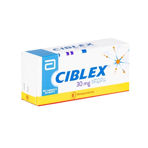 ciblex 30 mg x 30 comprimidos recubiertos
